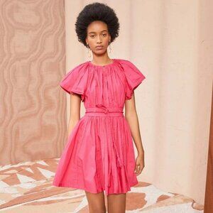 ULLA JOHNSON JESSA DRESS IN ORCHID